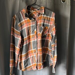 Maurices Multicolor Plaid Shirt